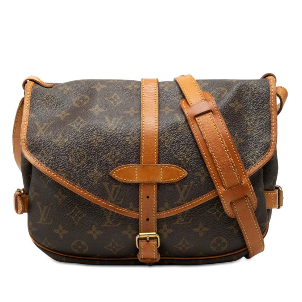 Louis Vuitton Saumur Handbag Canvas 30 #260248L10B